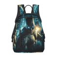 Cute Batman Backpack For Teen Cartoon School Bag Daypack Casual Bookbag