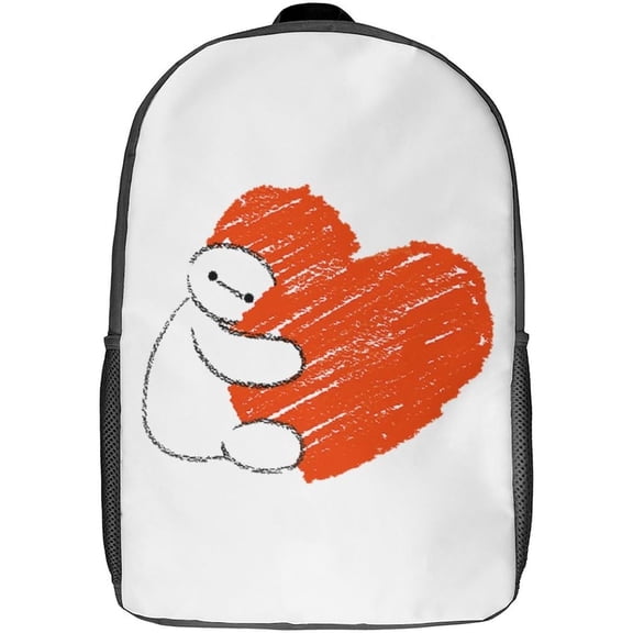 Cute Baymax Backpack Bookbags Lightweight Adjustable Collge Bags for Travel Daypack Laptop Hiking Backpacks