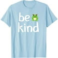 thumbnail image 1 of Cute Be Kind Frog Inspirational Family Unisex T-Shirt for Men Women Kids, 1 of 5