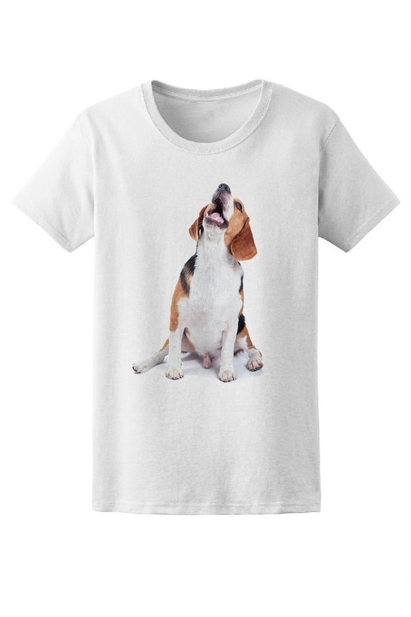 Cute Beagle Dog, Doggy Lovers T-Shirt Women -Image by Shutterstock, Female Small