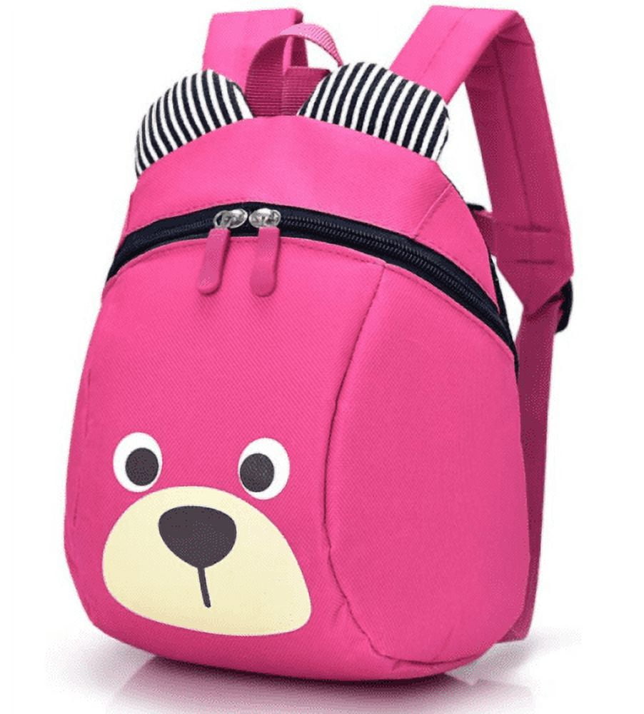 Cute Bear Backpack Kids Toddler Backpack Leash Boys Girls Lunchbox