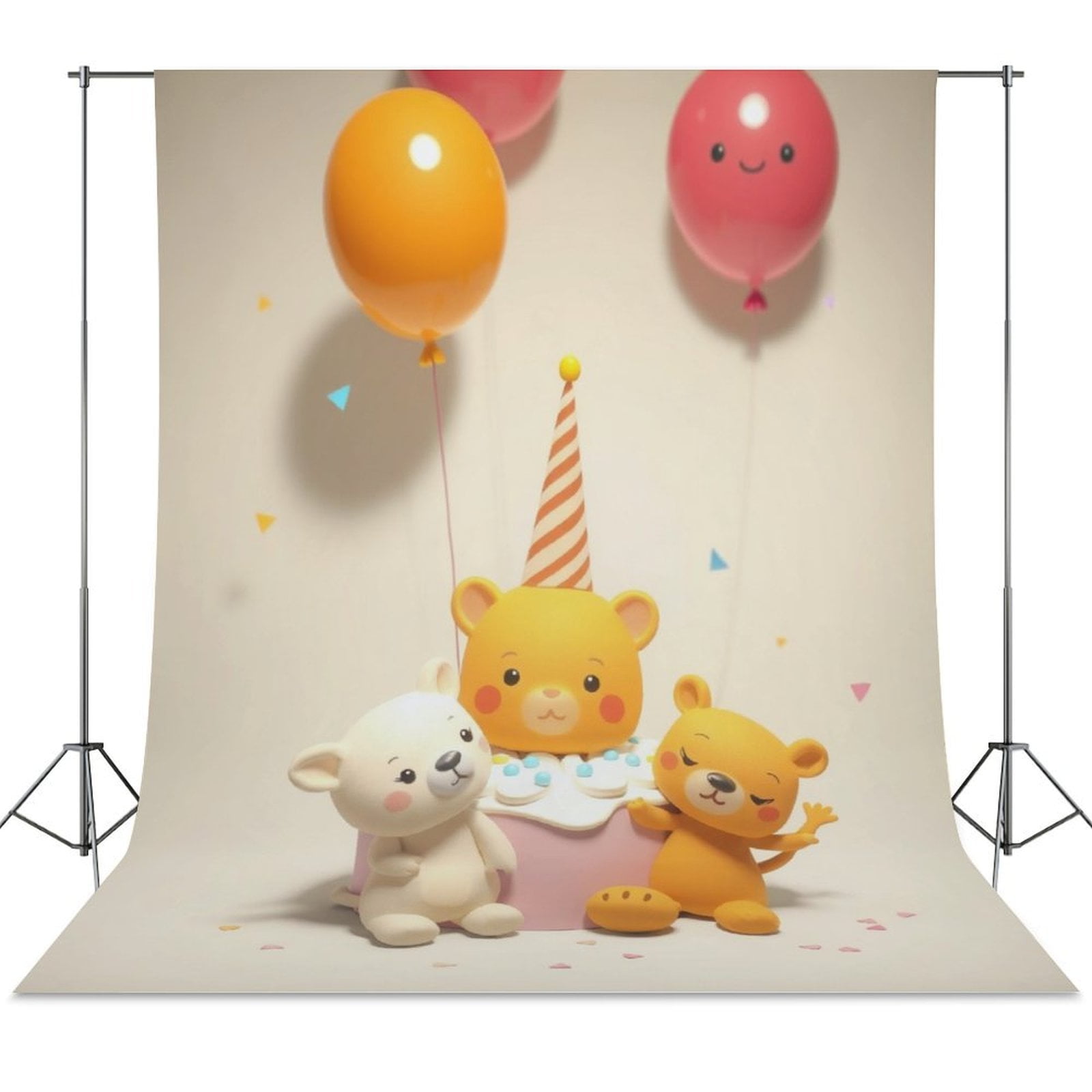 Cute Bear Birthday Cake Photography BackdropsPhotostudio Props Cute Bear Birthday Cake Photography BackdropsPhotostudio Props