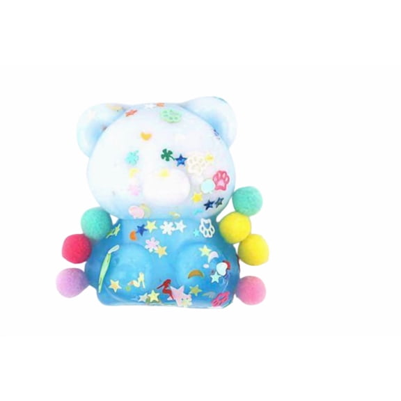 Cute Bear Decompression Squeeze Toys Tactile Relief 4-Pack