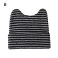 thumbnail image 1 of Cute Bear Ears Warm Gifts Warmer Bonnet Ladies Cap Stripe Baby Hat Knitted Beanie Cap B, 1 of 8