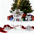 thumbnail image 1 of Cute Bear Glass Cup with Straw, 11oz Bear-Shaped Cold Cup, Glass, Perfect for Iced Coffees, Cold Teas, Christmas Gifts, Viral Holiday Drinkware,(1 Bear Cup), 1 of 9