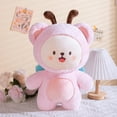 thumbnail image 1 of Cute Bear Hug Pillow Throw Pillow Toy Chair Pillow Car Decoration Lightweight for Bedroom Housewarming Gift Sofa Pillow Sleeping Pillow Butterfly 23CM, 1 of 8
