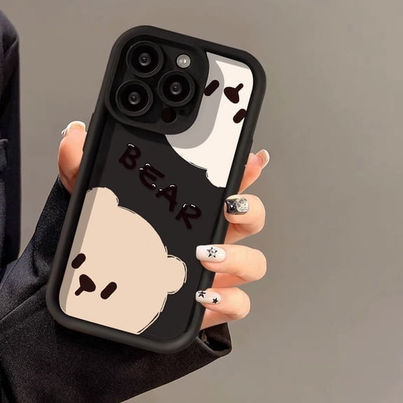 Cute Bear Pattern Full Body Protective Case for Samsung Galaxy S26 Ultra, Shockproof Anti-Vibration Durable Phone Cover with Slim Fit Design