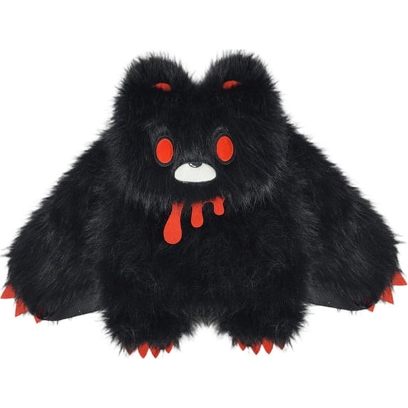 Cute Bear Plush Backpack – Realistic Fluffy Bear Shape Bag with Adjustable Straps, Cute Animal Character Backpack