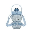 thumbnail image 1 of Cute Bear Portable High Capacity Plastic Water Cup 1400ml, Outdoor Sports Water Bottle with Sealed No-Leak Design and Easy Carrying Handle, 1 of 6