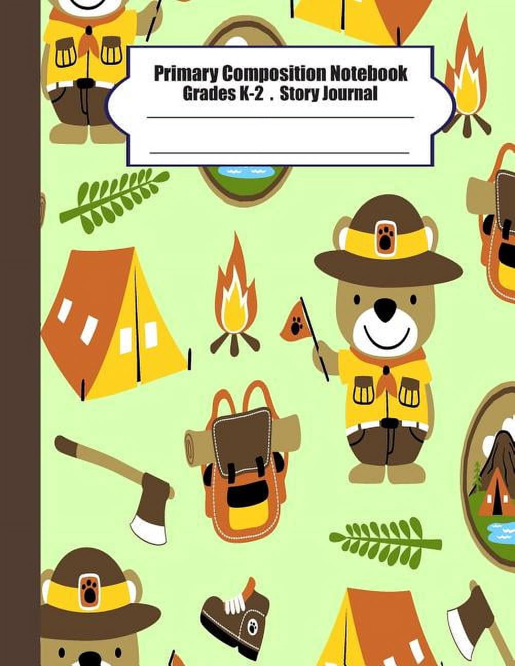 Scout Primary Problem Cute Bear Scout Camp Primary composition notebook: Primary Composition ...