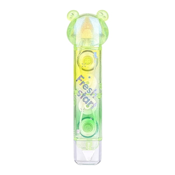 Cute Bear-Shaped Double Sided Tape Roller Pens, Clear Sticky Tape Dispenser, Portable Adhesive Tape for Crafts, Scrapbooking, DIY, Home Office Organization