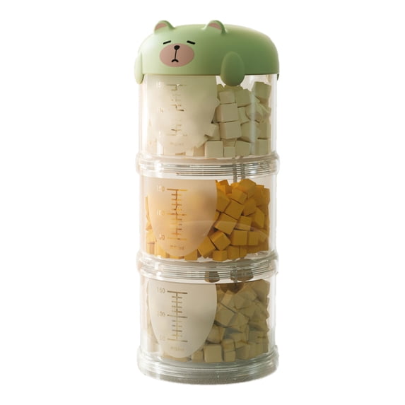 Cute Bear-Shaped Pet Treat Storage Jar with Lid , Airtight Dog Cat Snack Container, Portable Pet Food Dispenser,for Home, Travel, Outdoor