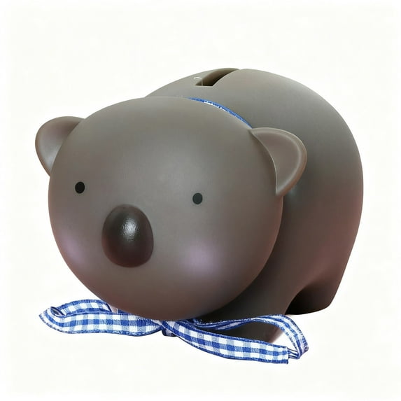 Cute Bear-Shaped Piggy Bank, Children's Savings Can, Decorative Home Tabletop Gift for Kids