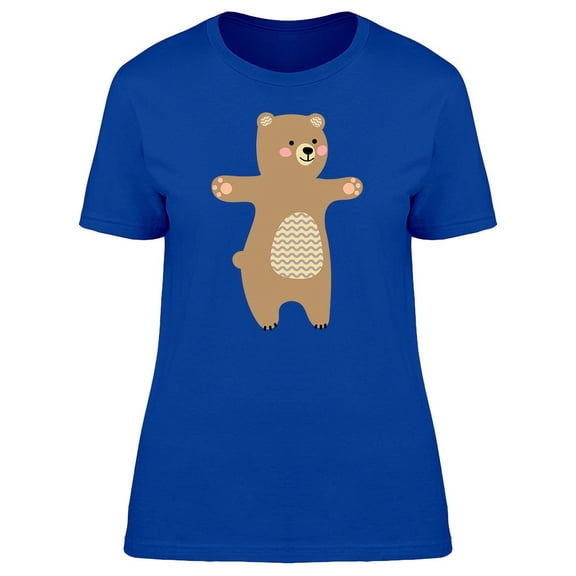 Cute Bear With Arms Extended T-Shirt Women -Image by Shutterstock, Female Small
