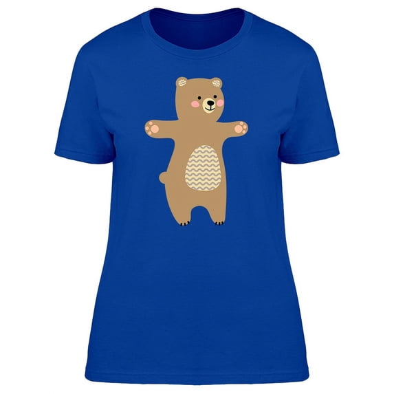 Cute Bear With Arms Extended T-Shirt Women -Image by Shutterstock, Female Small