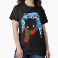 thumbnail image 1 of Cute Bear With Scarf Winter Holiday Graphic Art Design Unisex T-Shirt up to size 5XL, 1 of 2