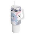 thumbnail image 1 of Cute Bears 40 oz Tumbler with Handle Insulated&nbsp;Travel Mug&nbsp;Lid Straw Leak Proof Steel Vacuum Water Bottles Glasses Fits in Car Cup Holder, 1 of 7