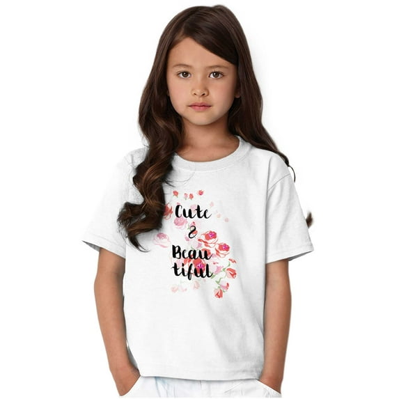 Cute & Beautiful Pretty Fashion Girls Kids T Shirt Tees Teen Brisco Brands L