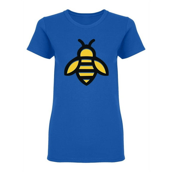 Cute Bee  Design Shaped T-Shirt Women -Image by Shutterstock, Female Medium