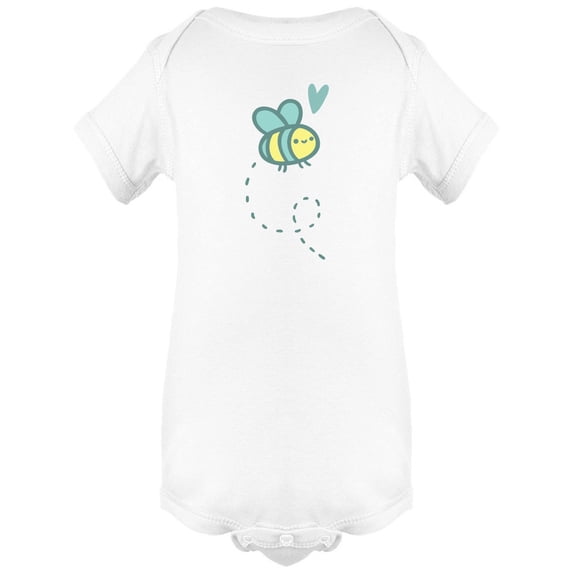 Cute Bee Flying Around Bodysuit Infant -Image by Shutterstock, 6 Months