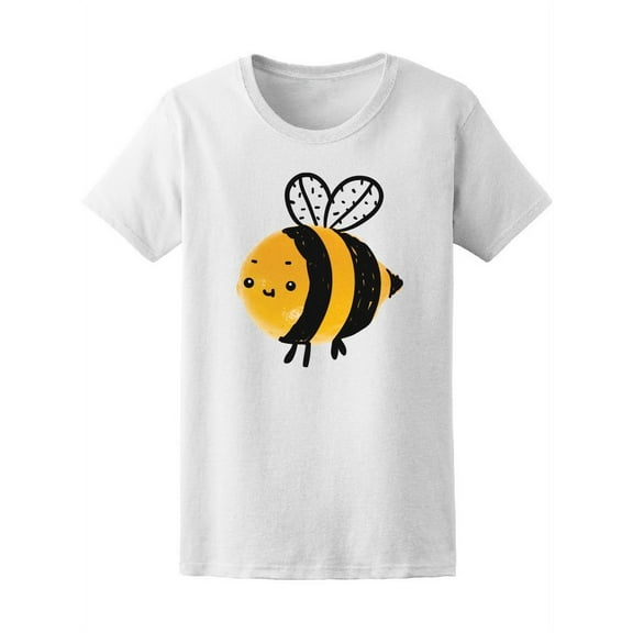 Cute Bee From Traced Lemon T-Shirt Women -Image by Shutterstock, Female x-Large