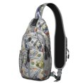 thumbnail image 1 of Cute Bee Print Hiking Daypack – Lightweight, Durable Polyester, Adjustable Strap – Honey and Bumble Bee Artistic Bag, 1 of 3