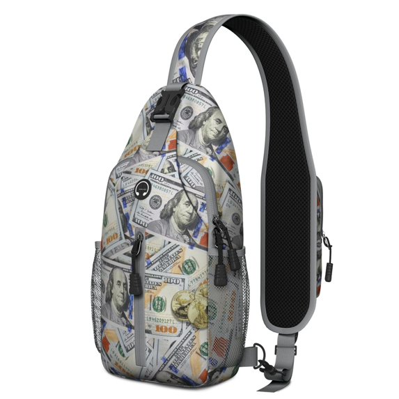 Cute Bee Print Hiking Daypack – Lightweight, Durable Polyester, Adjustable Strap – Honey and Bumble Bee Artistic Bag