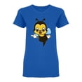 thumbnail image 1 of Cute Bee Shaped T-Shirt Women -Image by Shutterstock, Female Large, 1 of 2