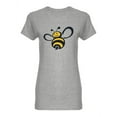 thumbnail image 1 of Cute Bee  Shaped T-Shirt Women -Image by Shutterstock, Female Large, 1 of 2