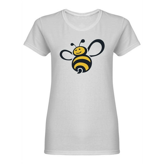 Cute Bee Shaped T-Shirt Women -Image by Shutterstock, Female Large