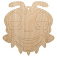 thumbnail image 1 of Cute Bee Shocked Wood Holiday Christmas Tree Ornament Unfinished DIY Pre-Drilled Craft, 1 of 7