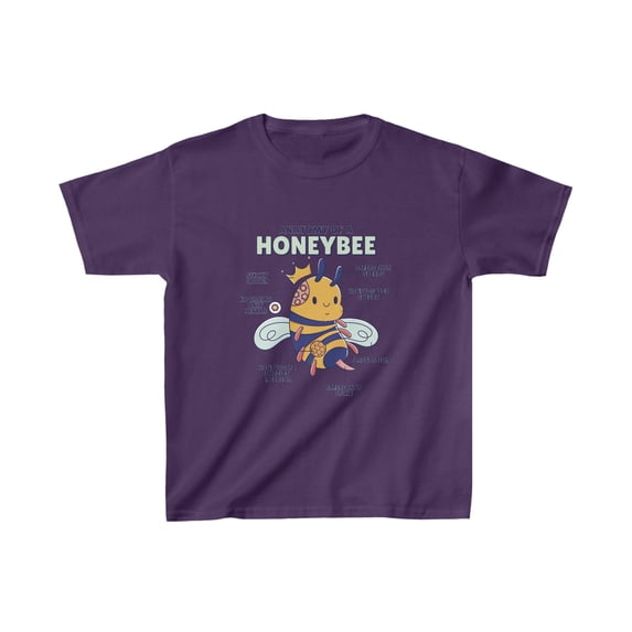 Cute Beekeeper, Anatomy of a Honeybee Kids T-Shirt