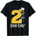 thumbnail image 1 of Cute Bees 2 Year Old Birthday Bee-Day 2nd Two Years Fun T-Shirt, 1 of 5