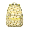 thumbnail image 1 of Cute Bees Pattern Backpack&nbsp;- College Rucksack for Teens, Waterproof Bookbag with Multiple Compartments, Padded Back Support, Ideal for School & Travel, Bee Design, 1 of 6