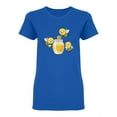 thumbnail image 1 of Cute Bees With Honey Shaped T-Shirt Women -Image by Shutterstock, Female x-Large, 1 of 2