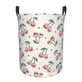 thumbnail image 1 of Cute Berry Skull Laundry Basket, Laundry Hamper Waterproof Laundry Bag Clothes Hamper Laundry Bin with Handles for Bedroom, Living Room, Kids Room-#, 1 of 5