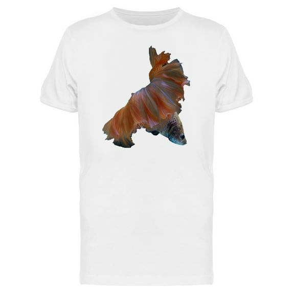Cute Betta Fish With Long Tail T-Shirt Men -Image by Shutterstock, Male 3X-Large