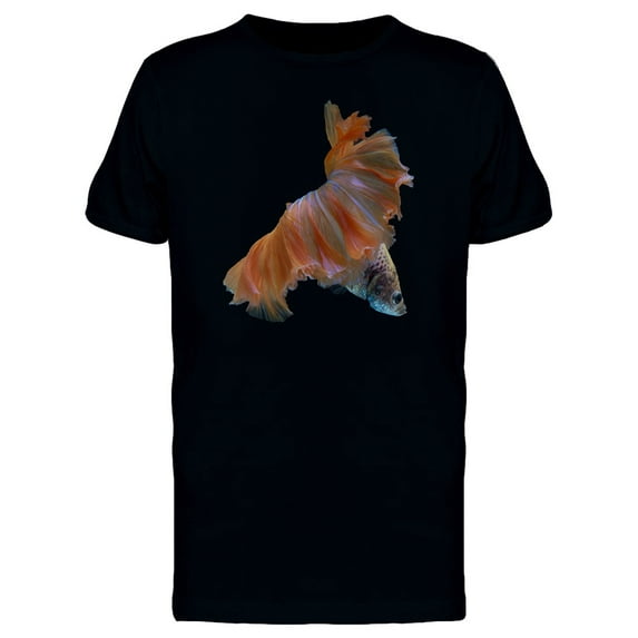 Cute Betta Fish With Long Tail T-Shirt Men -Image by Shutterstock, Male 3X-Large