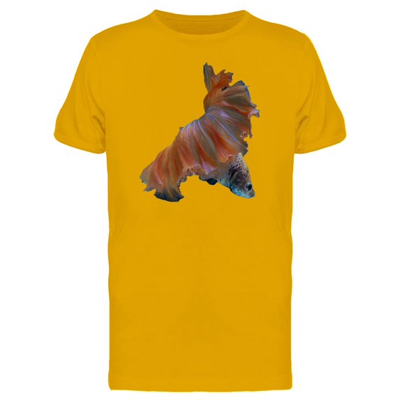 Cute Betta Fish With Long Tail T-Shirt Men -Image by Shutterstock, Male Medium