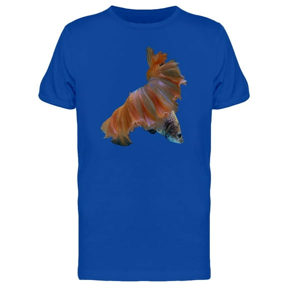 Cute Betta Fish With Long Tail T-Shirt Men -Image by Shutterstock, Male Medium