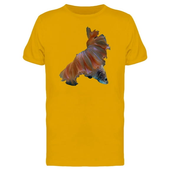 Cute Betta Fish With Long Tail T-Shirt Men -Image by Shutterstock, Male Small