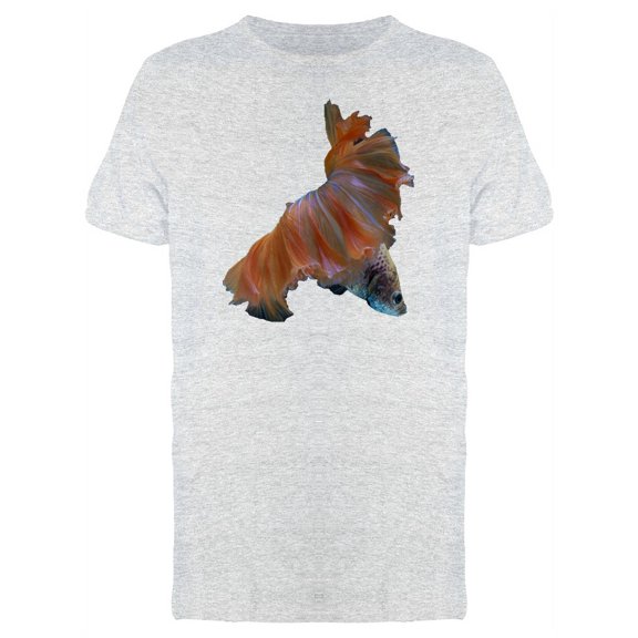 Cute Betta Fish With Long Tail T-Shirt Men -Image by Shutterstock, Male x-Large
