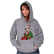 Cute Betty Boop Christmas Present Hoodie Sweatshirt Women Brisco Brands S