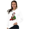 thumbnail image 1 of Cute Betty Boop Christmas Present Women's Long Sleeve T Shirt Brisco Brands L, 1 of 6