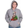 thumbnail image 1 of Cute Betty Boop Christmas Present Zip Hoodie Sweatshirt Women Brisco Brands X, 1 of 6