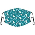 thumbnail image 1 of Cute Bichon Frise Dog Graphic Printed Cloth Face Masks Reusable Washable Adjustable for Adults (10 PCS), 1 of 5