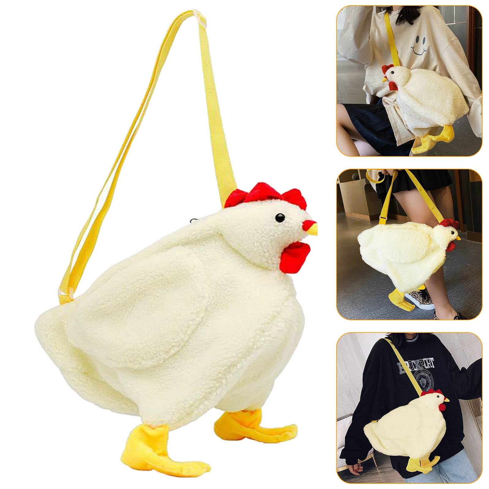 Cute Big Cock Plush Bag,Fluffy Crossbody Bag Plush Handbags with Adjustable  Shoulder Strap，suitable for Girls Women - Walmart.com