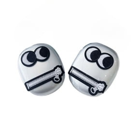 Cute Big Eye Embroidery Case for AirPods Max, Soft Silicone Headband and Ear Cups Cover, Cartoon Aesthetic Protective Set ForApple Headphones
