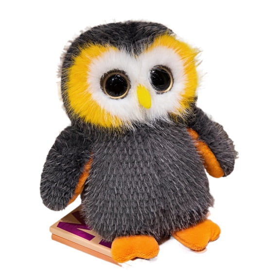 Cute Big Eye Owl Plush Figure Soft Stuffed Decorative Doll Cozy Home Display Gift