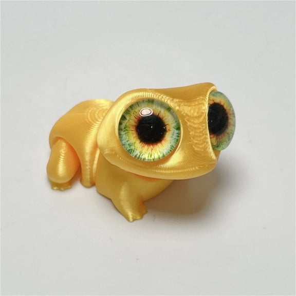 Cute Big Eyes 3D Printed Frogs Ornament Cartoon Handicraft 3D Printed Frog Model Figurine Realistic 3D Printed Frog Children